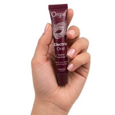 ORGIE - BRILHO LABIAL ORAL ELÉTRICO COM SENSAÇÃO DE FORMIGAMENTO 15ML - D-246752 - Dona Pimenta
