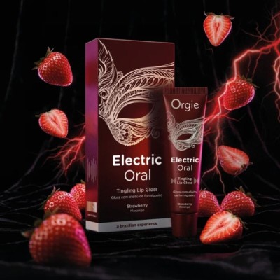 ORGIE - BRILHO LABIAL ORAL ELÉTRICO COM SENSAÇÃO DE FORMIGAMENTO 15ML - D-246752 - Dona Pimenta