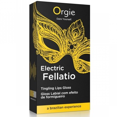 ORGIE - GLOSS LABIAL VIBRATÓRIO E FORMIGANTE PARA FELATIO ELÉTRICO 10 ML - D-246753 - Dona Pimenta