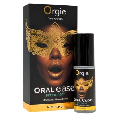 ORGIE - SPRAY PARA BOCA E GARGANTA ORAL EASE, SABOR MENTA, 50 ML - D-246769 - Dona Pimenta