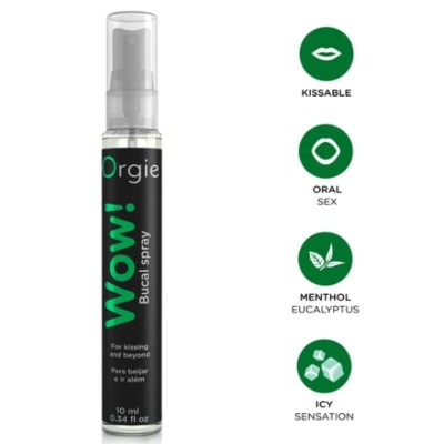 ORGIE - UAU! SPRAY BUCAL DE MENTOL E EUCALIPTO 10 ML - D-246771 - Dona Pimenta