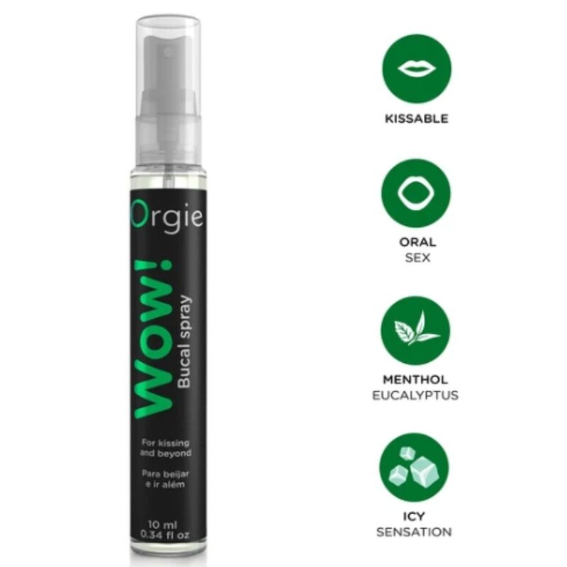 ORGIE - UAU! SPRAY BUCAL DE MENTOL E EUCALIPTO 10 ML - D-246771 - Dona Pimenta