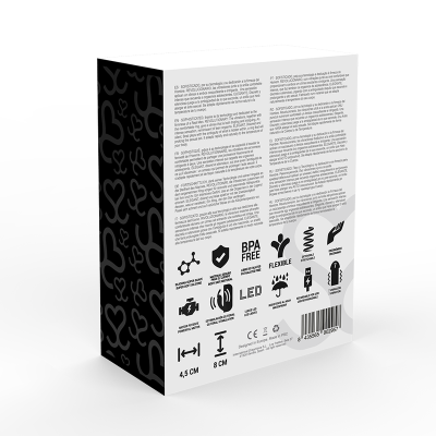 ANEL VIBRANTE RECARREGÁVEL MORESSA ZAC PREMIUM - D-220408 - Dona Pimenta