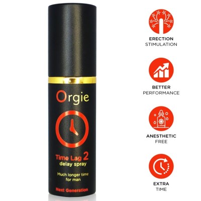 ORGIE - SPRAY RETARDA TIME LAG 2 SEM ANESTÉSICO 10 ML - D-246764 - Dona Pimenta