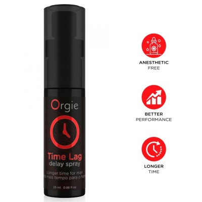 ORGIE - SPRAY RETARDA DE EJACULAÇÃO SEM ANESTÉSICO 25 ML - D-246765 - Dona Pimenta