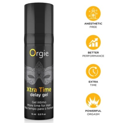ORGIE - GEL RETARDA EXTRA SEM ANESTÉSICO 15 ML - D-246766 - Dona Pimenta