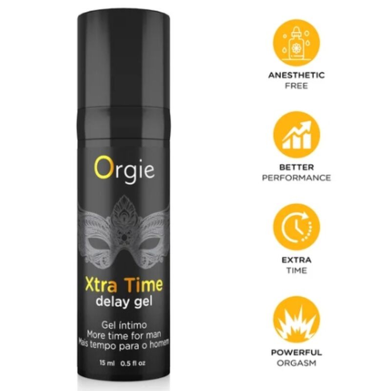 ORGIE - GEL RETARDA EXTRA SEM ANESTÉSICO 15 ML - D-246766 - Dona Pimenta
