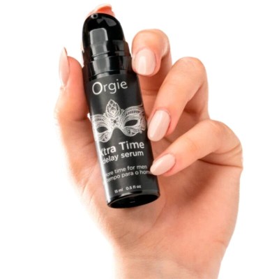 ORGIE - XTRA TIME SILICONE DELAY SERUM SEM ANESTÉSICO 15 ML - D-246767 - Dona Pimenta