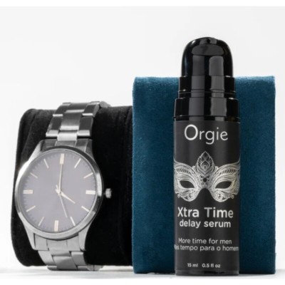 ORGIE - XTRA TIME SILICONE DELAY SERUM SEM ANESTÉSICO 15 ML - D-246767 - Dona Pimenta