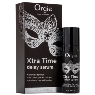 ORGIE - XTRA TIME SILICONE DELAY SERUM SEM ANESTÉSICO 15 ML - D-246767 - Dona Pimenta
