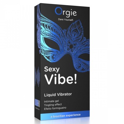 ORGIE - VIBRAÇÃO SEXY! VIBRADOR LÍQUIDO 15 ML - D-246748 - Dona Pimenta
