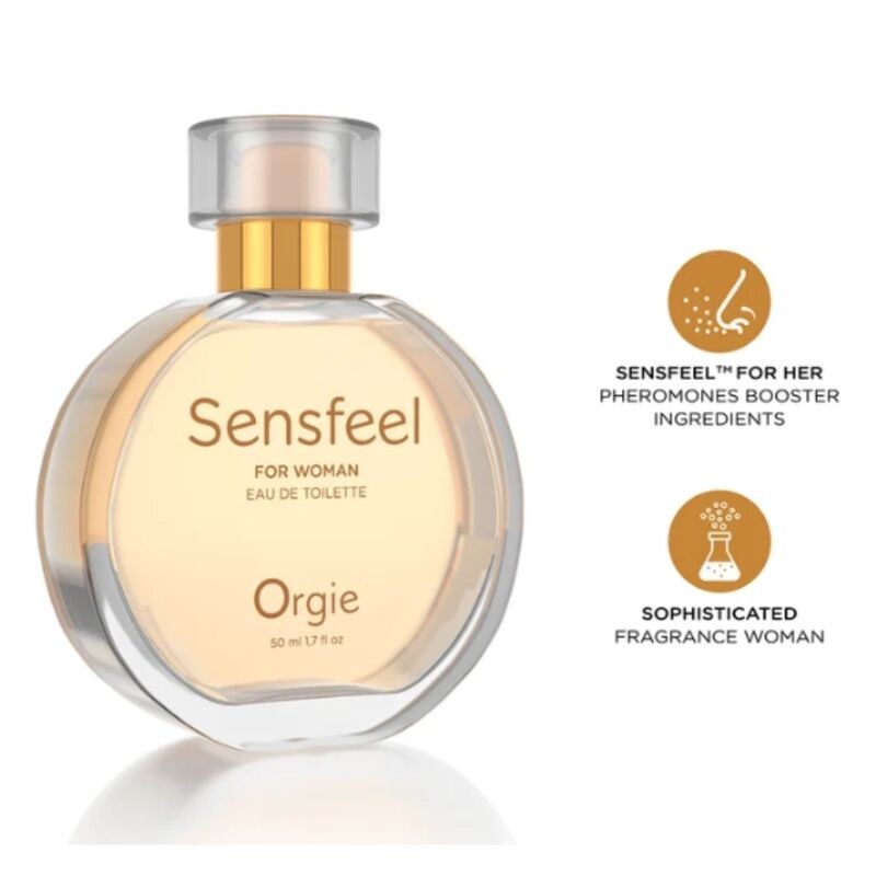 ORGIE - SENSFEEL PARA MULHER FEROMONO BOOSTER EAU DE TOILETTE 50 ML - D-246798 - Dona Pimenta