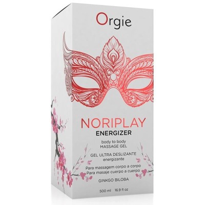 ORGIE - NORIPLAY ENERGIZER GEL DE MASSAGEM NURU CORPO A CORPO 500 ML - D-246789 - Dona Pimenta