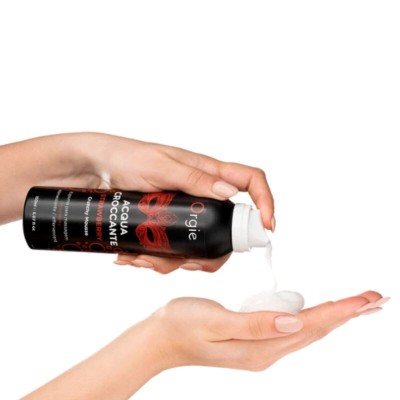 ORGIE - ACQUA CROCCANTE MOUSSE DE MASSAGEM CROCANTE DE MORANGO 150 ML - D-246793 - Dona Pimenta