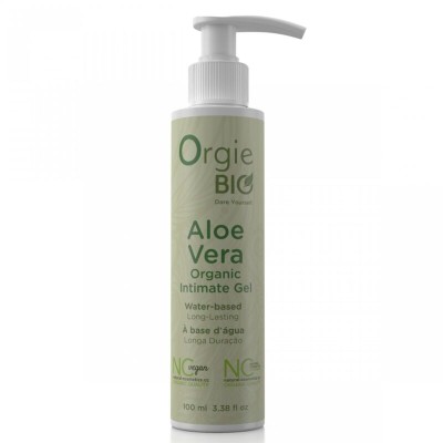 ORGIE - GEL ÍNTIMO À BASE DE ÁGUA ORGÂNICO COM ALOE VERA BIO 100 ML - D-246833 - Dona Pimenta