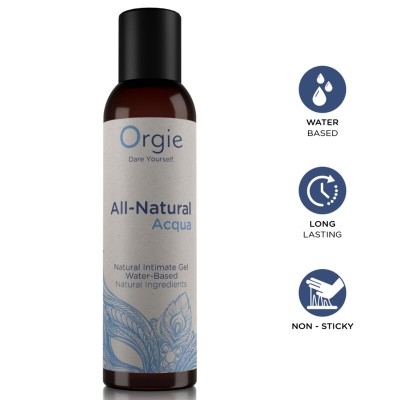 ORGIE - GEL ÍNTIMO 100% NATURAL À BASE DE ÁGUA 150 ML - D-246807 - Dona Pimenta