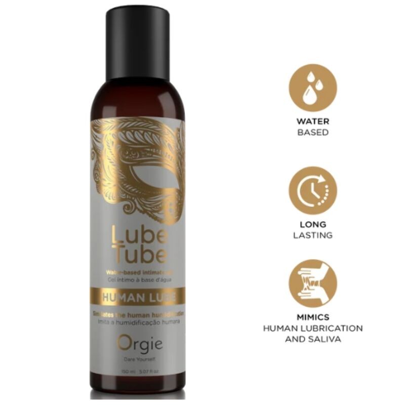 ORGIE - LUBRIFICANTE HUMAN LUBRIFICANTE GEL ÍNTIMO À BASE DE ÁGUA 150 ML - D-246811 - Dona Pimenta