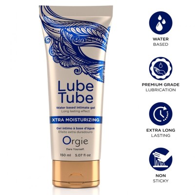 ORGIE - LUBRIFICANTE EM TUBO GEL ÍNTIMO EXTRA HIDRATANTE À BASE DE ÁGUA 150 ML - D-246814 - Dona Pimenta