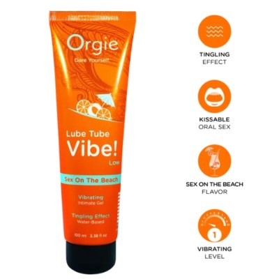 ORGIE - LUBRIFICANTE VIBRADOR! SEXO NA PRAIA GEL ÍNTIMO BEIJÁVEL LEVE FORMIGAMENTO 100 ML - D-246816 - Dona Pimenta