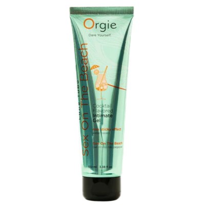 ORGIE - LUBRIFICANTE EM TUBO COQUETEL SEXO NA PRAIA BEIJÁVEL GEL ÍNTIMO À BASE DE ÁGUA 100 ML - D-246822 - Dona Pimenta