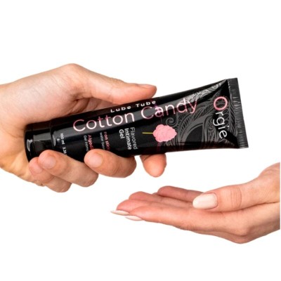 ORGIE - LUBRIFICANTE EM TUBO COM AROMA DE ALGODÃO DOCE, BEIJÁVEL, GEL ÍNTIMO À BASE DE ÁGUA, 100 ML - D-246827 - Dona Pimenta
