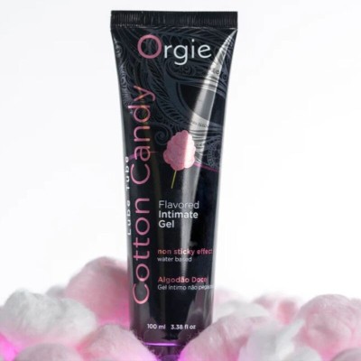 ORGIE - LUBRIFICANTE EM TUBO COM AROMA DE ALGODÃO DOCE, BEIJÁVEL, GEL ÍNTIMO À BASE DE ÁGUA, 100 ML - D-246827 - Dona Pimenta