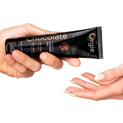 ORGIE - LUBRIFICANTE EM TUBO CHOCOLATE BEIJÁVEL GEL ÍNTIMO À BASE DE ÁGUA 100 ML - D-246828 - Dona Pimenta