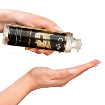 ORGIE - ÓLEO DE MASSAGEM SENSUAL AMOR PARA TERAPIA SEXUAL 200 ML - D-246783 - Dona Pimenta