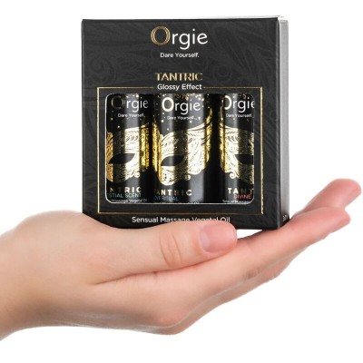 ORGIE - COLEÇÃO MINI ÓLEOS DE MASSAGEM SENSUAL TÂNTRICA 3 X 30 ML - D-246777 - Dona Pimenta