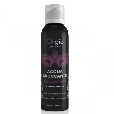 ORGIE - ACQUA CROCCANTE MOUSSE DE MASSAGEM CROCANTE DE MARACUJÁ 150 ML - D-246790 - Dona Pimenta