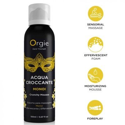 ORGIE - ACQUA CROCCANTE MONOI MOUSSE DE MASSAGEM CRUNCHY 150 ML - D-246791 - Dona Pimenta