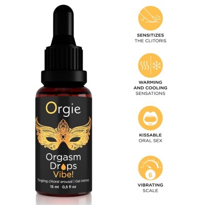 ORGIE - GOTAS VIBRATÓRIAS PARA ORGASMO! 15 ML - D-246759 - Dona Pimenta