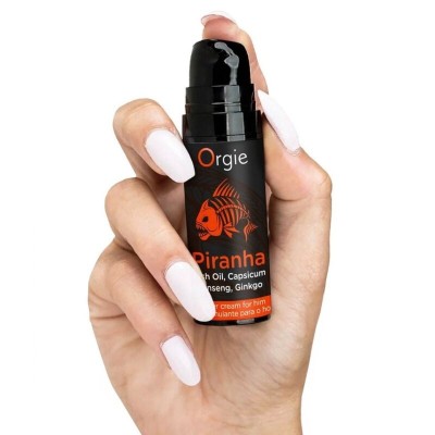 ORGIE - CREME DE PODER PIRANHA PARA ELE 15 ML - D-246760 - Dona Pimenta