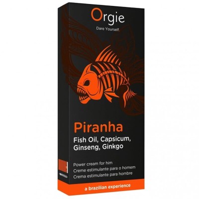 ORGIE - CREME DE PODER PIRANHA PARA ELE 15 ML - D-246760 - Dona Pimenta
