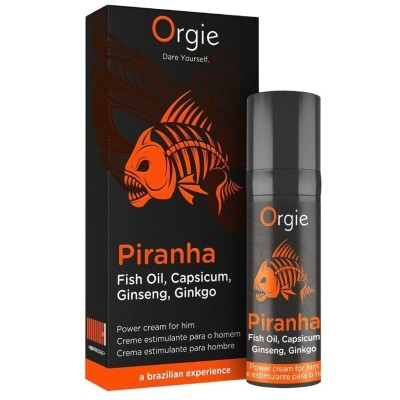 ORGIE - CREME DE PODER PIRANHA PARA ELE 15 ML - D-246760 - Dona Pimenta