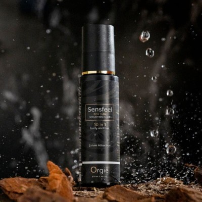 ORGIE - SENSFEEL PARA HOMENS ELIXIR DE SEDUÇÃO 10 EM 1 PARA CORPO E CABELO 100 ML - D-246801 - Dona Pimenta