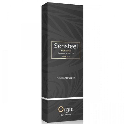 ORGIE - SENSFEEL FOR MAN EAU DE TOILETTE COM FERÔMONO - TAMANHO VIAGEM 10 ML - D-246797 - Dona Pimenta