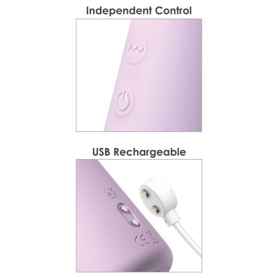 FANTASY FOR HER - VIBRADOR FANTASY TWIST TWISTMOTION COM ROTAÇÃO E EMPURRAÇÃO ROXO - D-246884 - Dona Pimenta