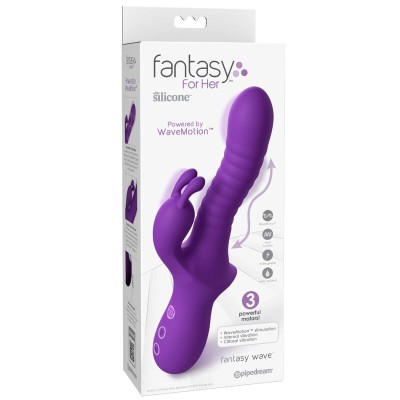 FANTASY FOR HER - FANTASY WAVE WAVEMOTION VIBRADOR RECARREGÁVEL ROXO - D-246885 - Dona Pimenta