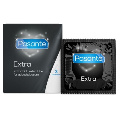 PRESERVATIVO EXTRA ESPESSO ATRAVÉS DE 3 UNIDADES - D-225484 - Dona Pimenta