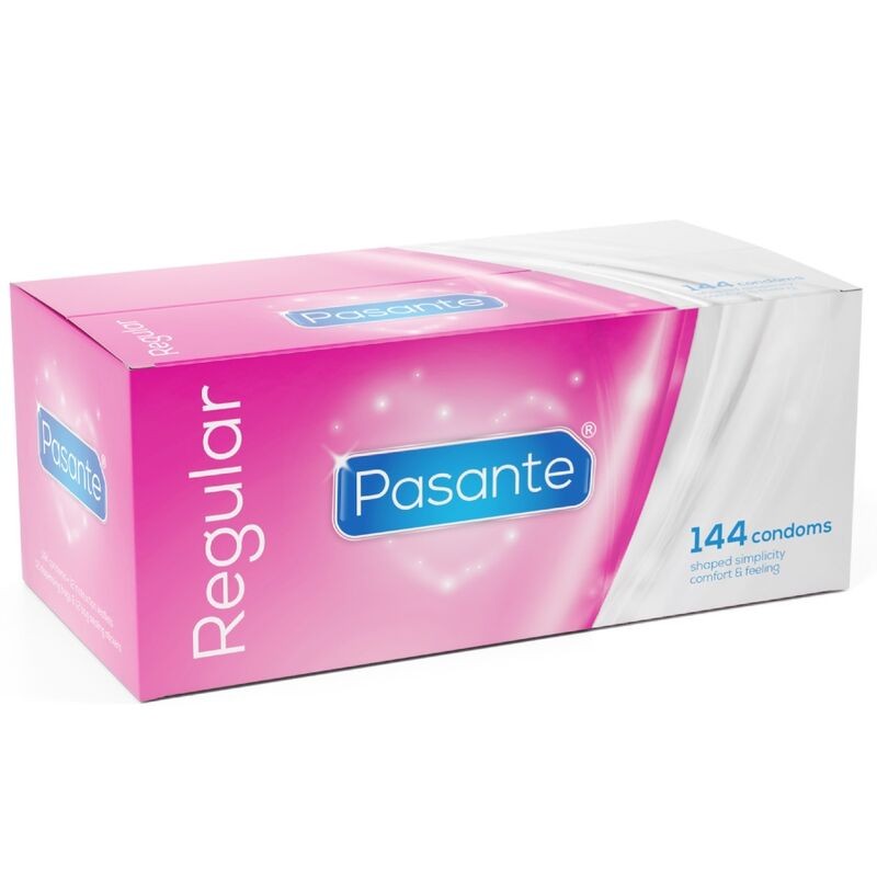 PASANTE - PRESERVATIVOS REGULARES 144 UNIDADES - D-235829 - Dona Pimenta