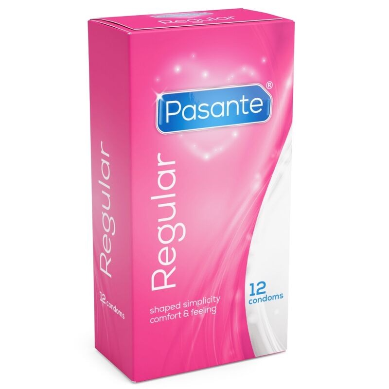 PASANTE REGULAR CONDOMS 12 PACK - D-225476 - Dona Pimenta