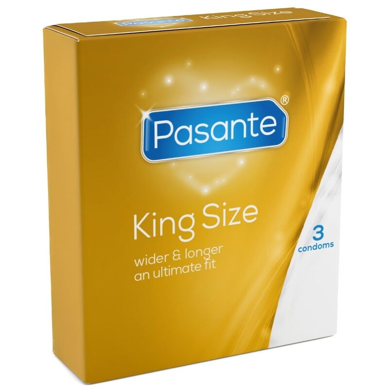 Preservativos PASANTE TAMANHO KING 3 UNIDADES - D-225492 - Dona Pimenta