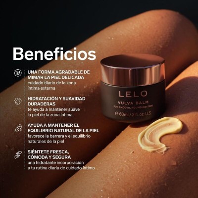 LELO - BÁLSAMO VULVAR HIDRATANTE SUAVIZANTE PARA A ÁREA ÍNTIMA EXTERNA - D-246925 - Dona Pimenta