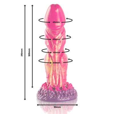 EPIC - DILDO CÉRBERO FOGO MITOLÓGICO - D-246887 - Dona Pimenta