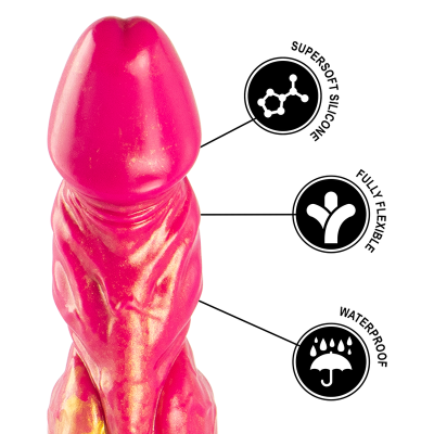 EPIC - DILDO CÉRBERO FOGO MITOLÓGICO - D-246887 - Dona Pimenta