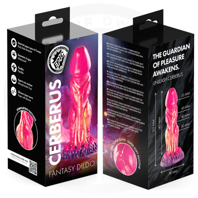 EPIC - DILDO CÉRBERO FOGO MITOLÓGICO - D-246887 - Dona Pimenta