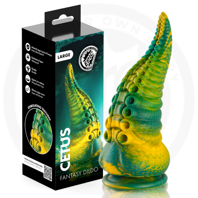 EPIC - DILDO COM TENTÁCULOS VERDES DE CETUS - TAMANHO GRANDE - D-246888 - Dona Pimenta