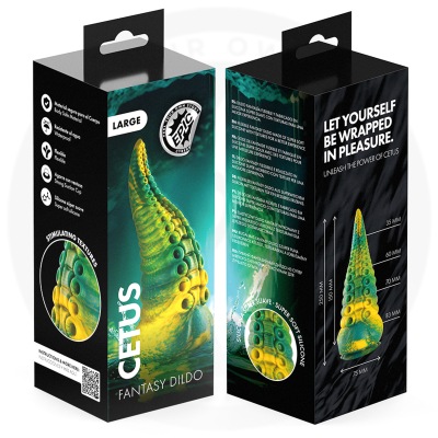 EPIC - DILDO COM TENTÁCULOS VERDES DE CETUS - TAMANHO GRANDE - D-246888 - Dona Pimenta