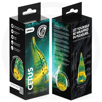 EPIC - CETUS DILDO TENTÁCULO VERDE TAMANHO PEQUENO - D-246889 - Dona Pimenta